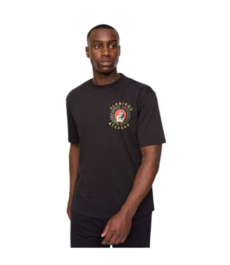T-shirt Manches Courtes Motif/style Imprimé Graphique Homme Noir Glorious Gangsta