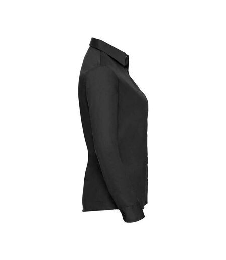 Chemisier Manches Longues Classic Femme Noir Russell