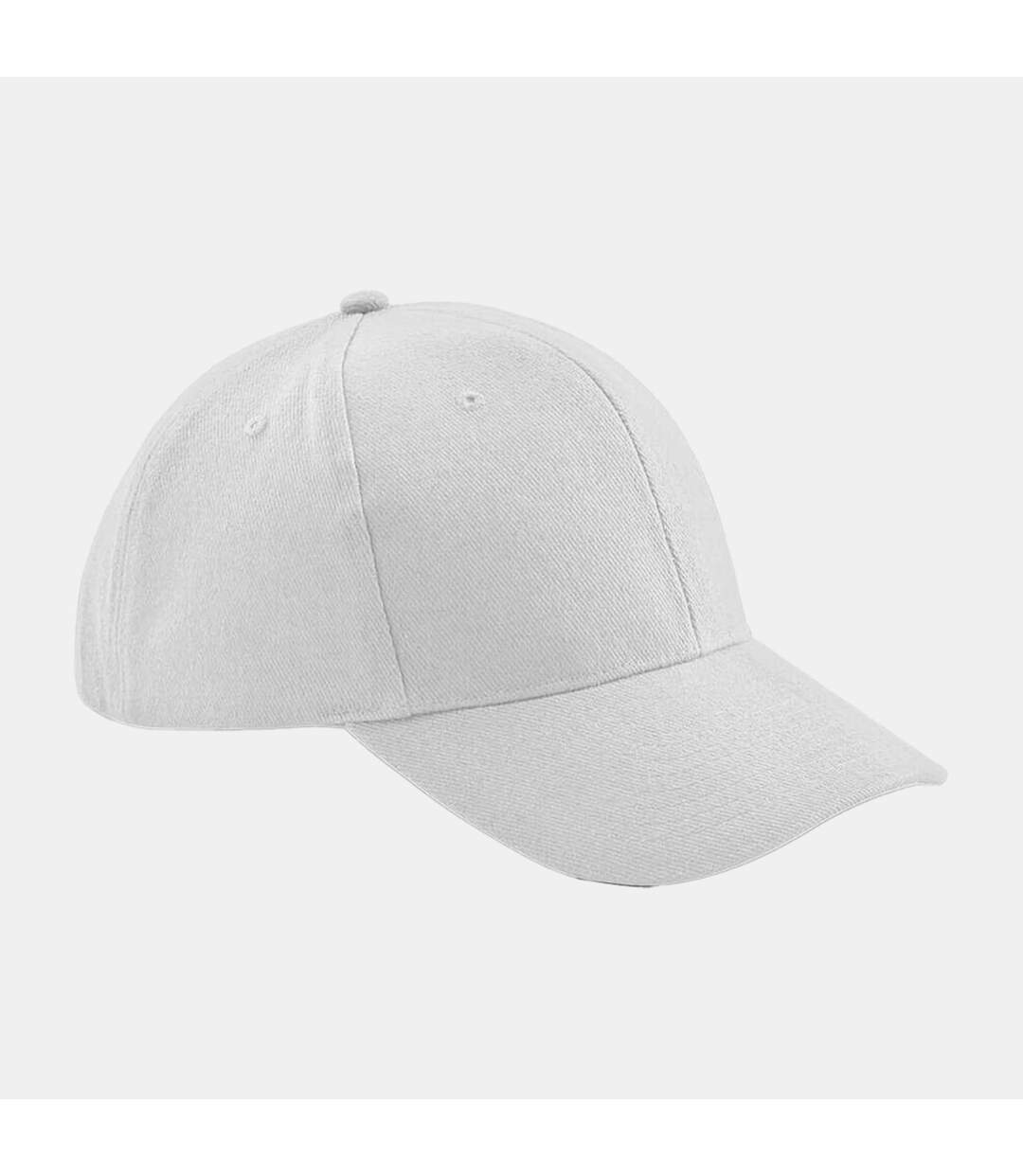 Casquette de baseball 100% coton épais adulte unisexe blanc Beechfield