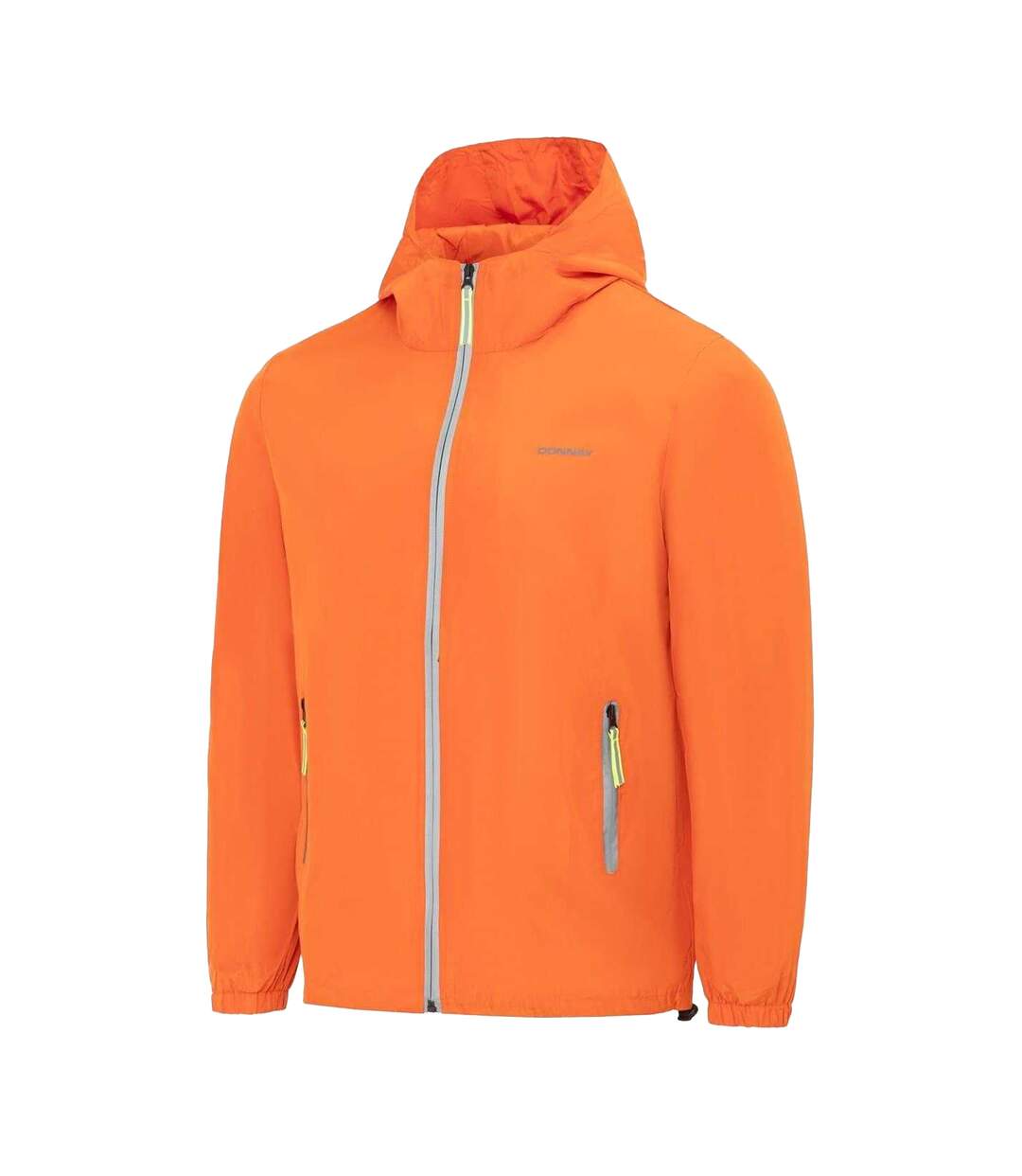 Mens Lightweight Hooded Jacket Orange Donnay-3