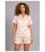 Pyjashort fluide en satin-1