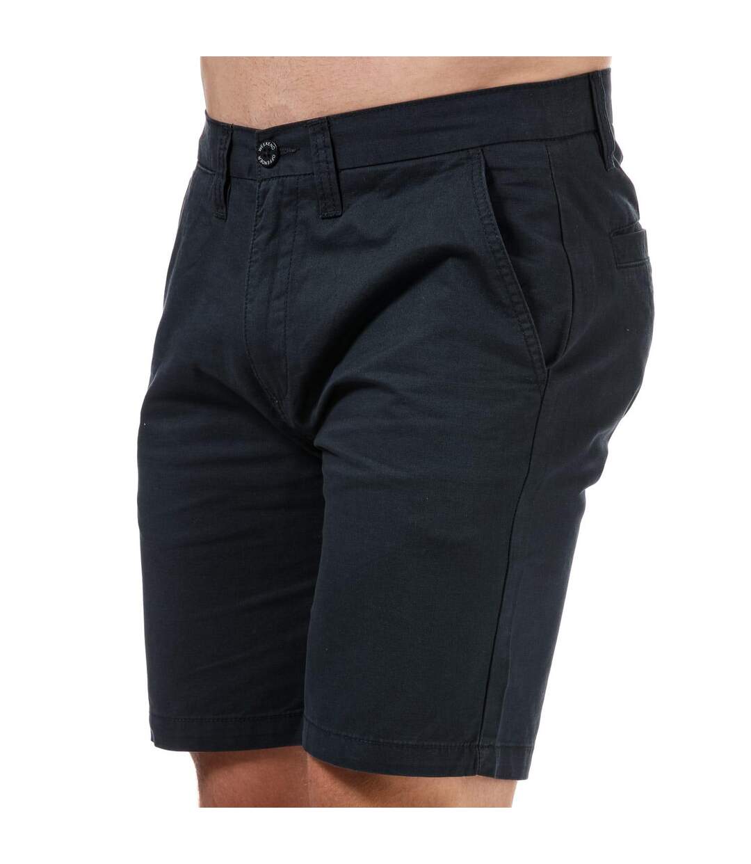 Mens dillenger cotton twill shorts navy Weekend Offender-3