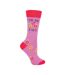 1 Pack Ladies Novelty Cotton I Like You a Latte' Socks-1