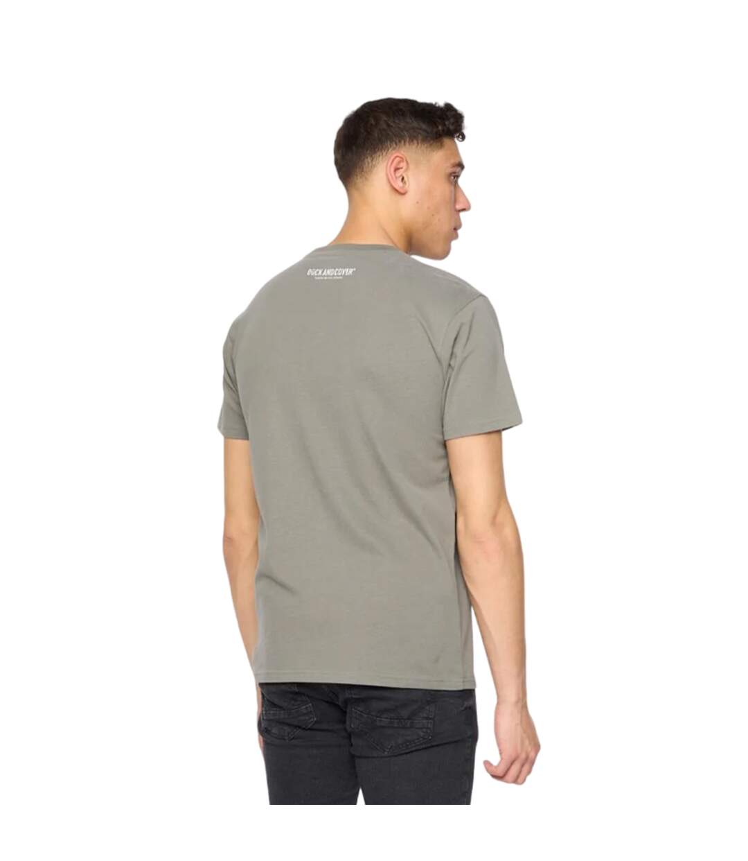 T-shirt wayfirth homme olive Duck and Cover-2