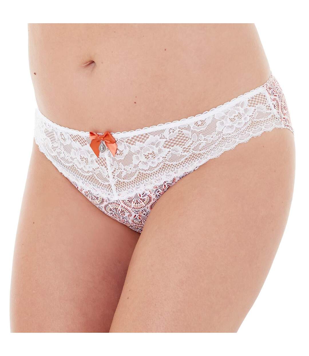 Culotte ivoire/orange Infini-2