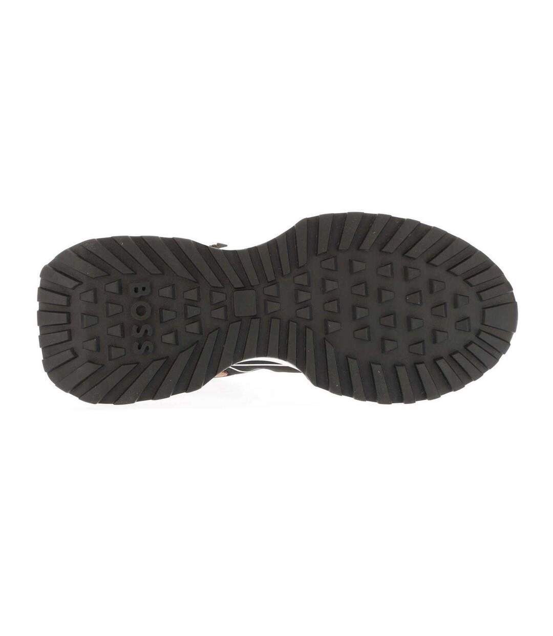 Mens Jonah Run Suede Trainers Brown Boss-3
