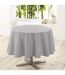 Nappe Ronde Antitache Essentiel 180cm Gris-1