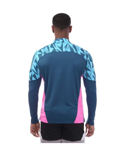 Mens Individual Final Quarter Zip Training Top Blue Puma