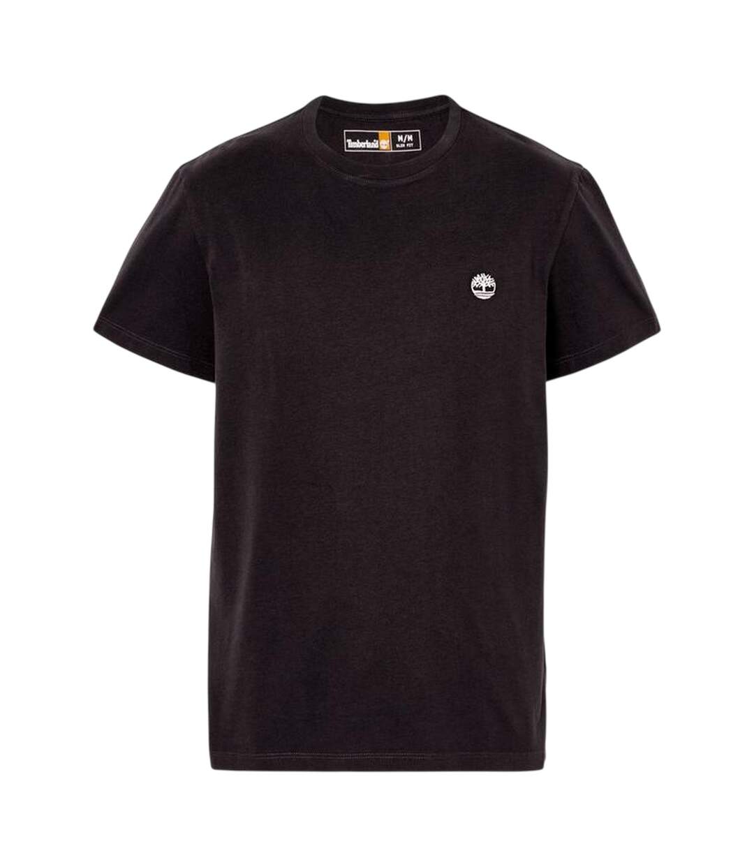 Mens River Embroidered Crew Neck T-shirt Black Timberland-2