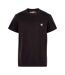 Mens River Embroidered Crew Neck T-shirt Black Timberland-2