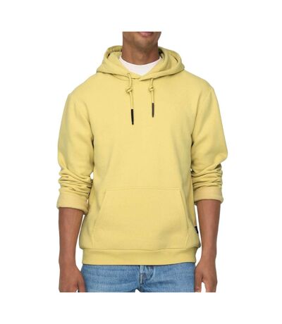 Sweat à Capuche Jaune Homme Only & Sons Ceres