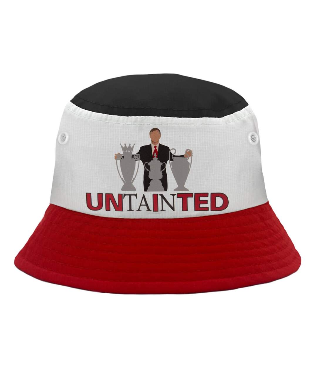Bob Motif/style Trophée United Noir Blanc Rouge Fan Originals-1
