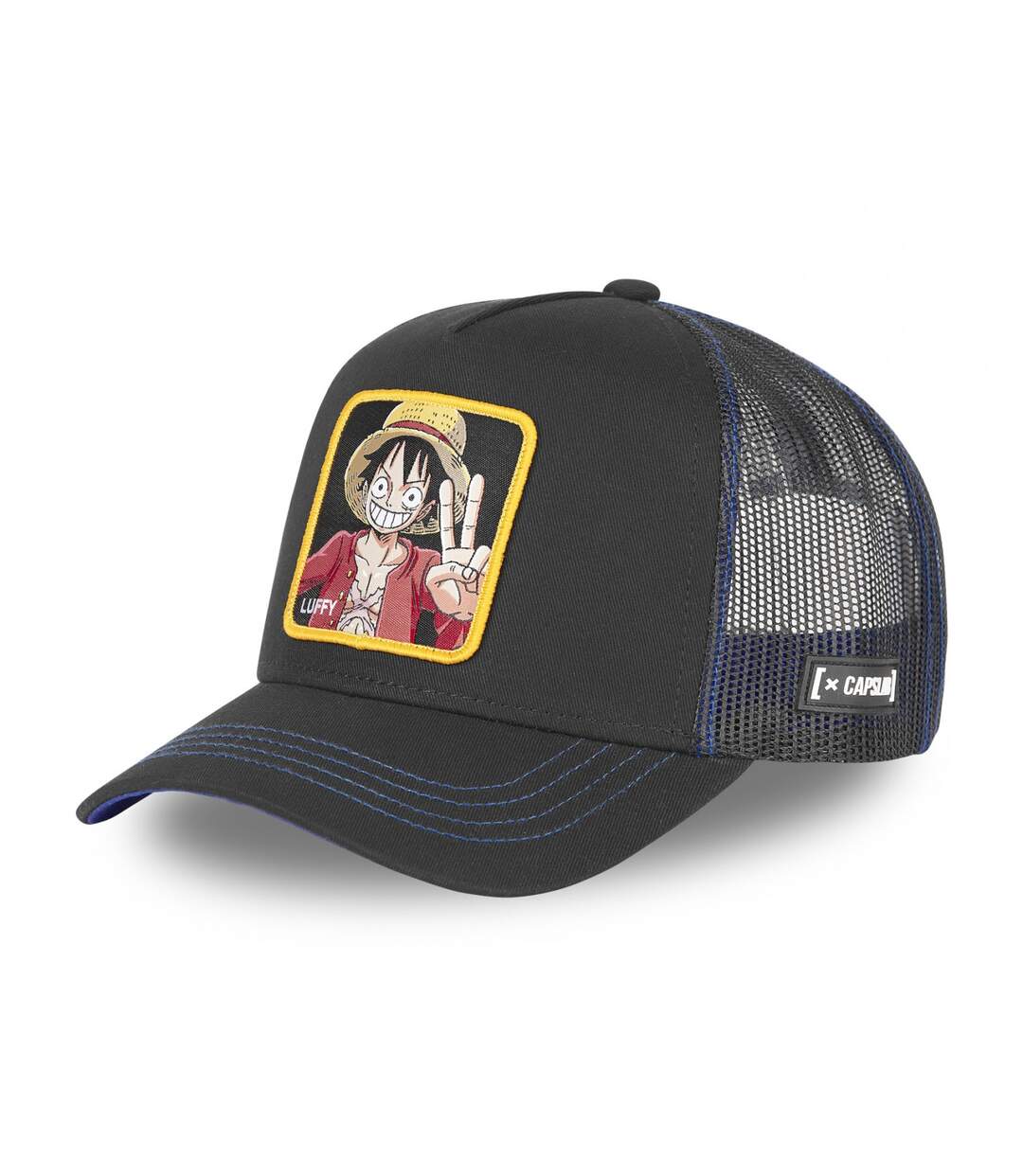 Casquette trucker avec filet One Piece Luffy Capslab-1