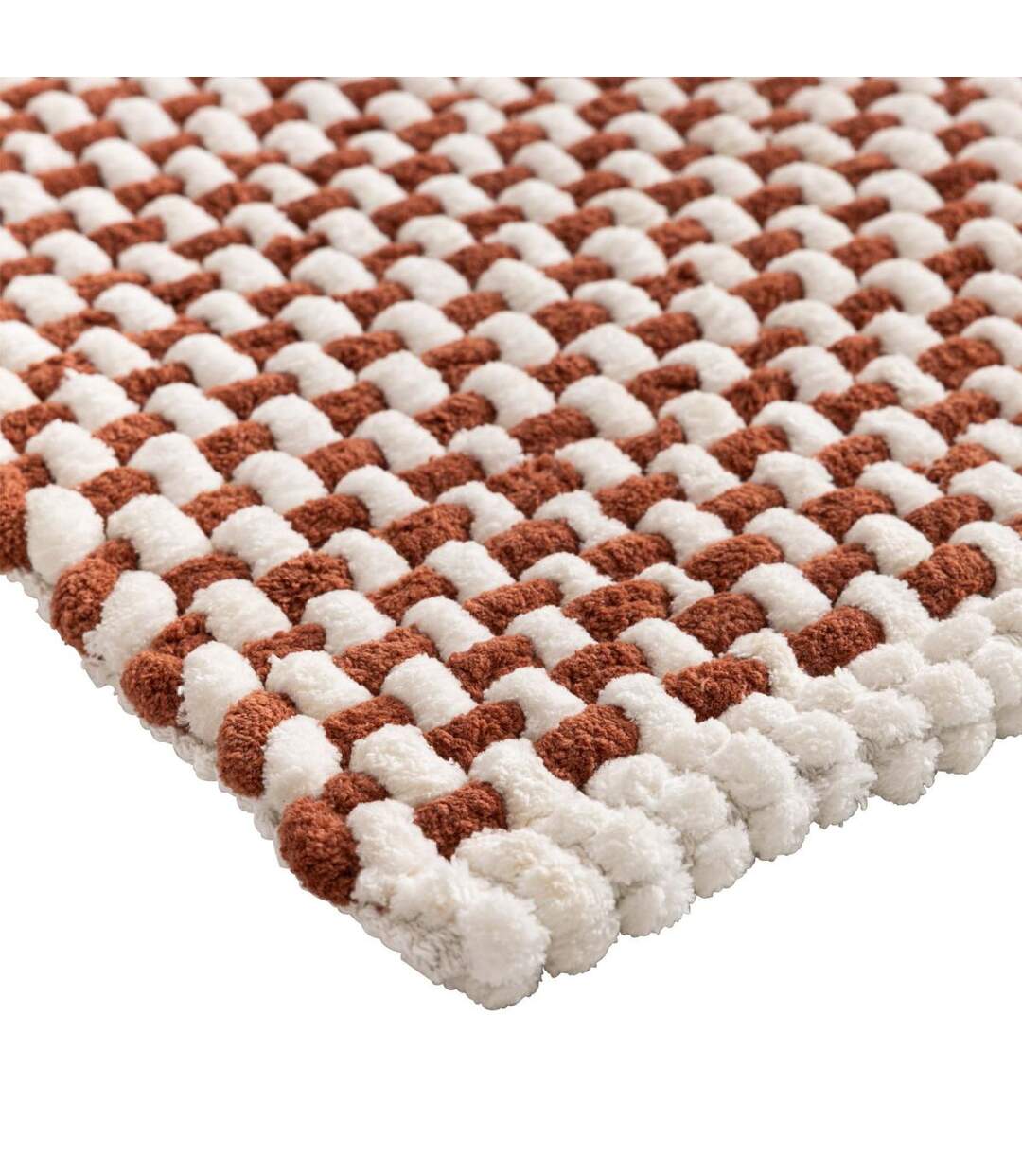 Tapis de Bain en Chenille Rafael 50x80cm Terracotta-3