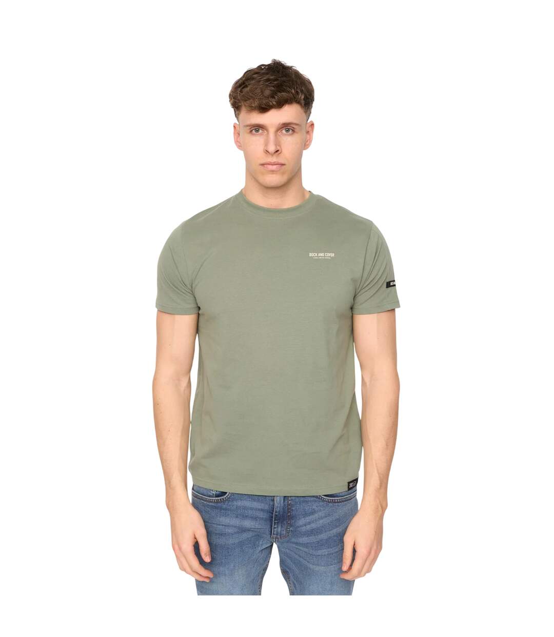 T-shirt Landway Homme Olive Duck And Cover-2