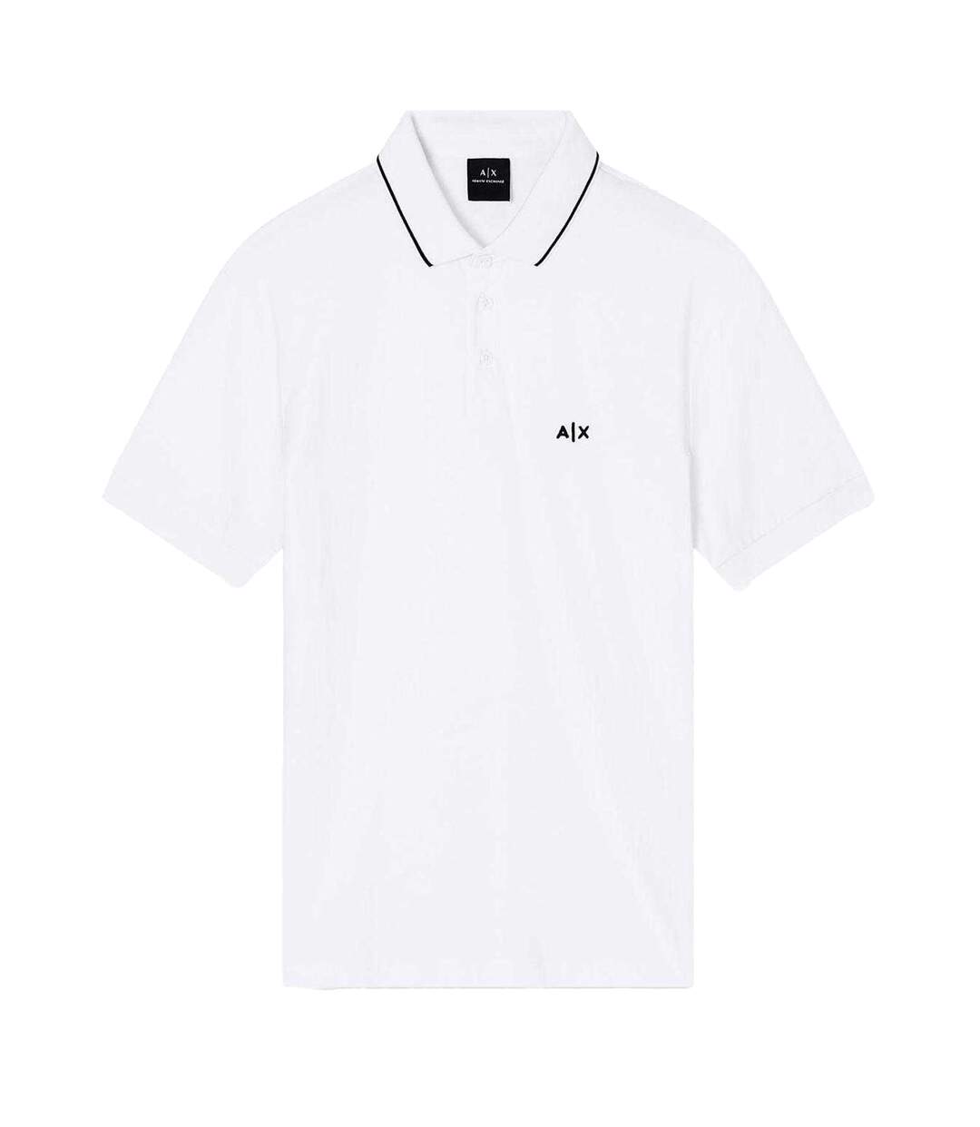 Polo Manches Courtes Homme Blanc Armani Exchange-2