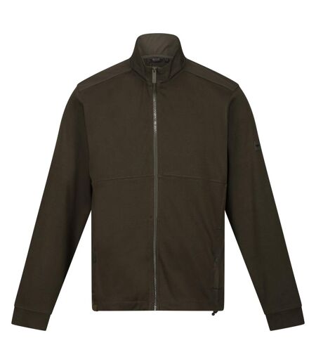 Regatta Mens Leveson Full Zip Fleece Jacket (Dark Khaki) - UTRG8934