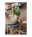 Panier de Shopping en Osier 4 Anses 36cm Naturel-2