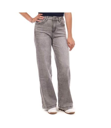 Jean droit gris clair femme monday premium 1877x