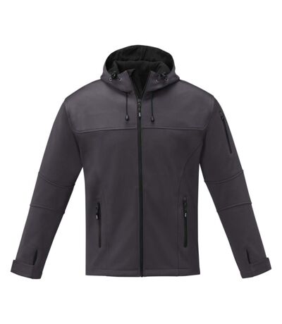Mens Match Soft Shell Jacket Storm Grey Elevate