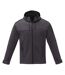 Mens Match Soft Shell Jacket Storm Grey Elevate-1