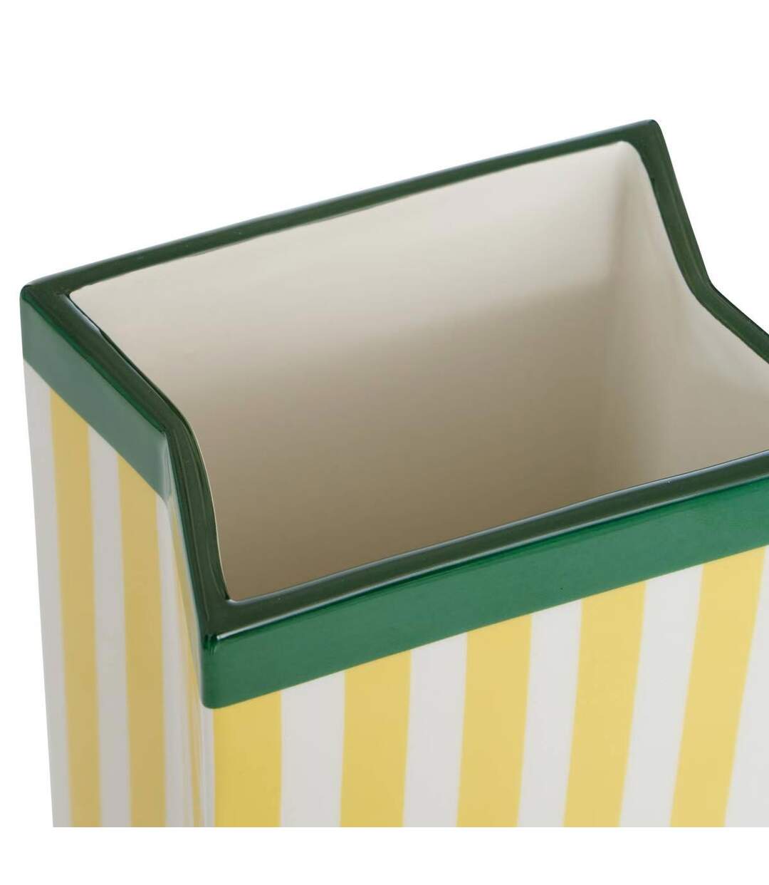 Vase Déco en Céramique Positano 22cm Jaune-2