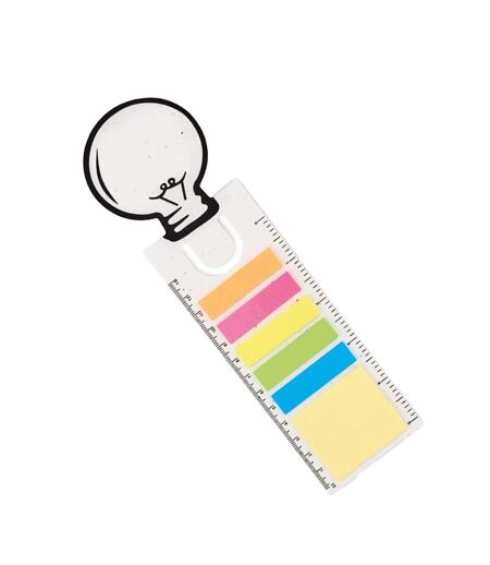 Idea seed seed paper poppy bookmark one size white/multicoloured MidOcean