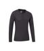 Mountain Warehouse Mens Talus Henley Thermal Top (Charcoal)