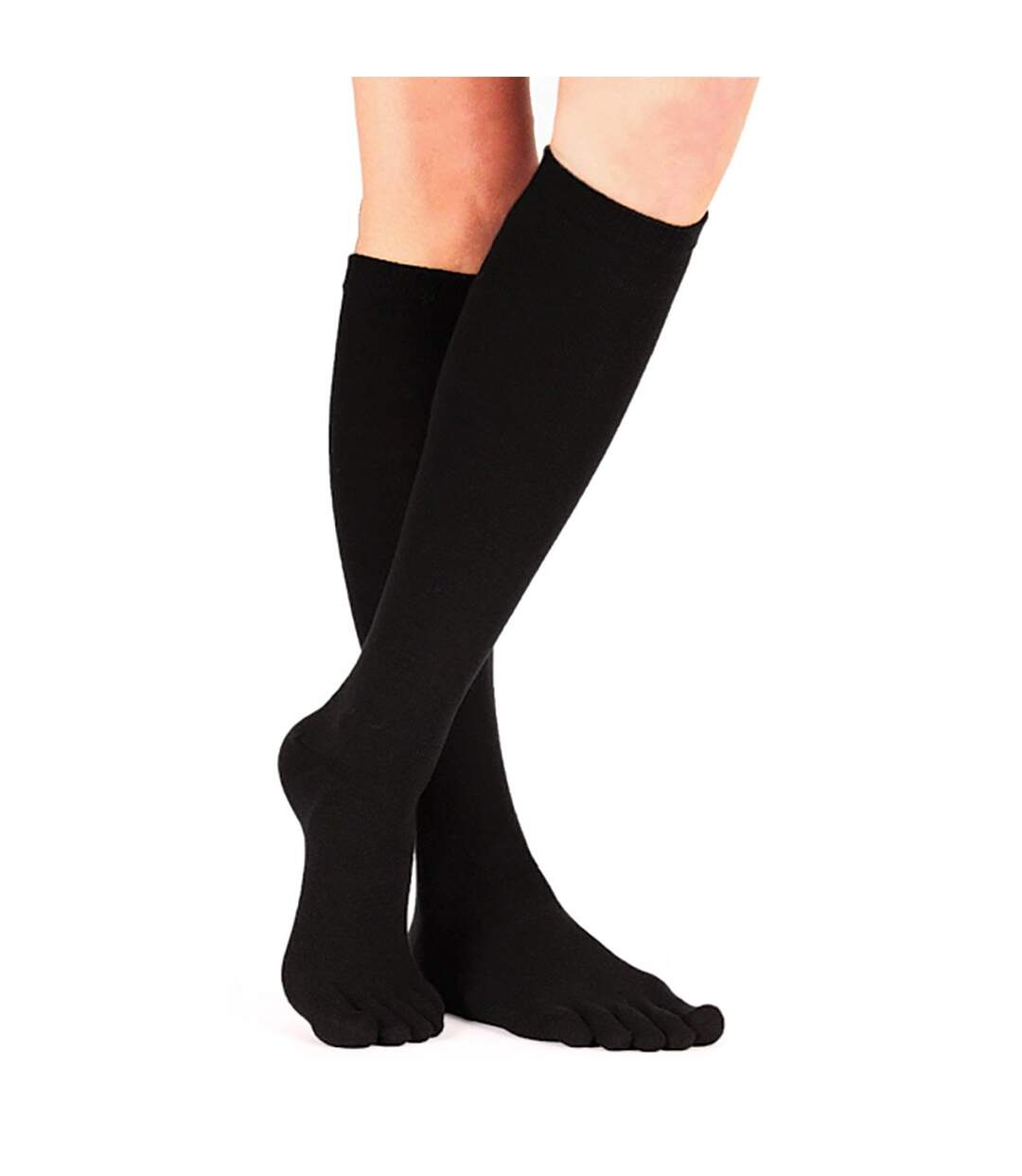 Chaussettes unisexes à orteils hautes évacuant l'humidité-4