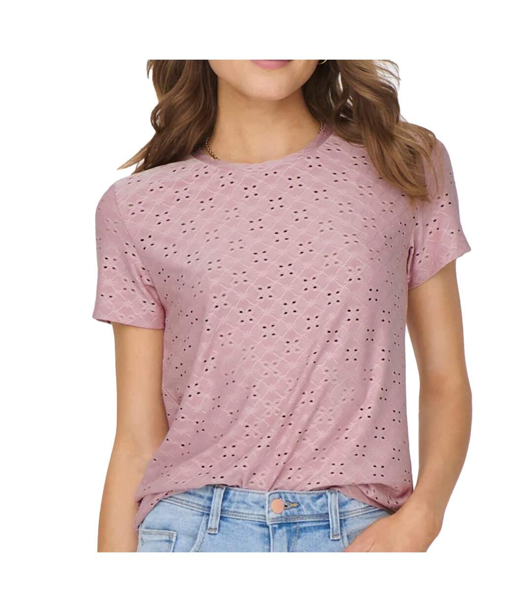 T-shirt Mauve Femme JDY Cathinka