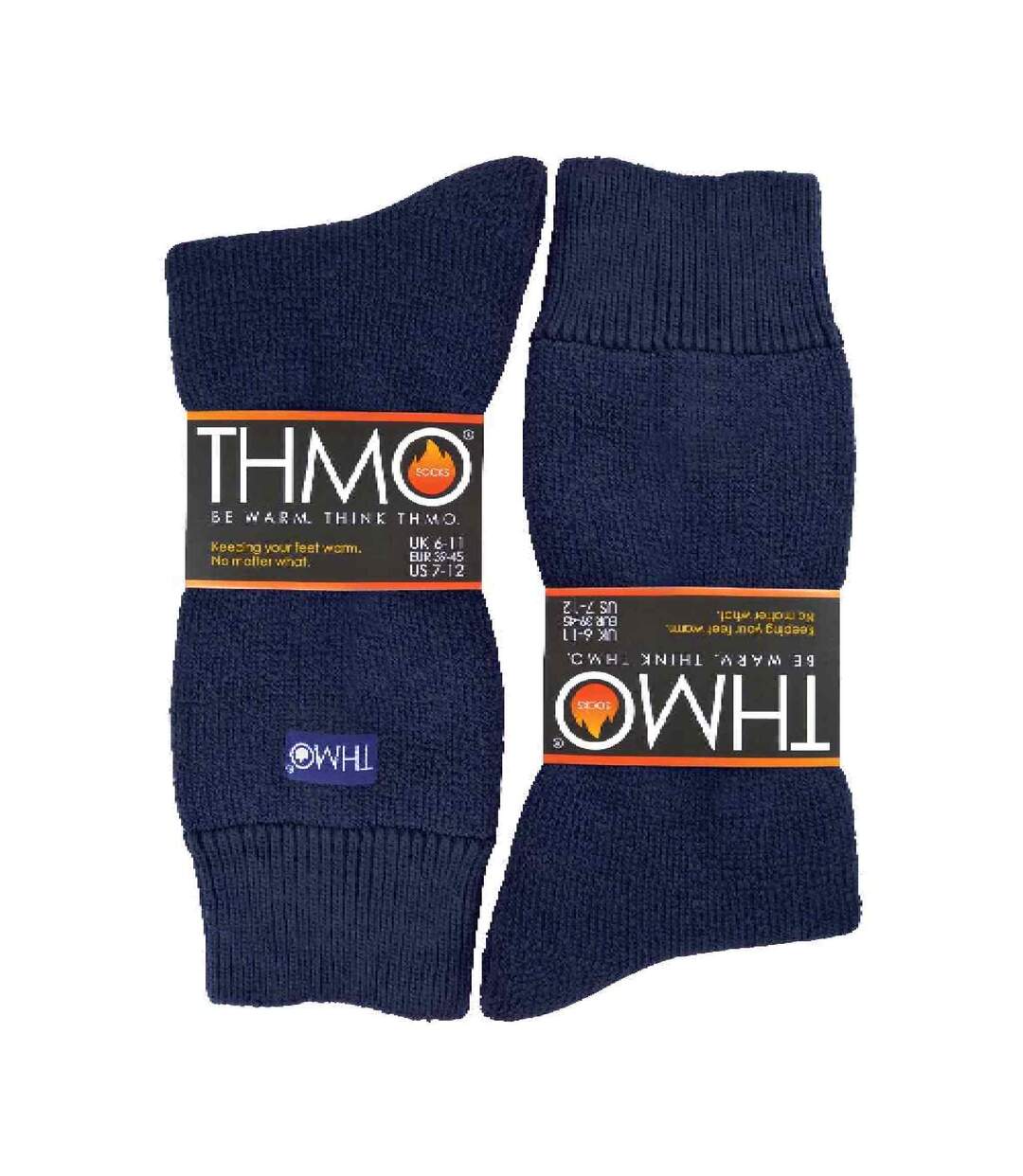 THMO Chaussettes Antidérapantes Homme Thermiques-2