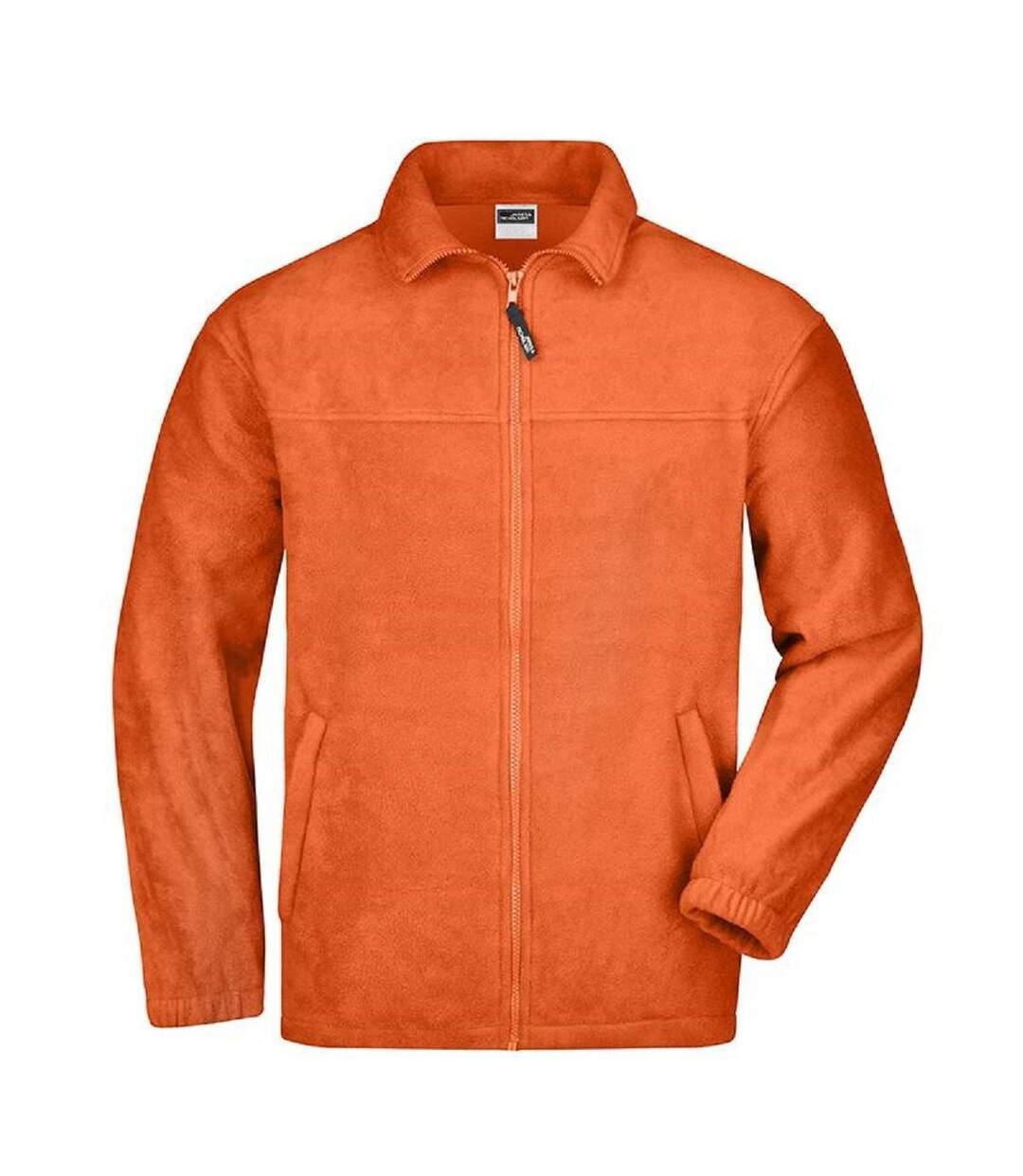 Veste polaire zippée homme - JN044 - orange-1