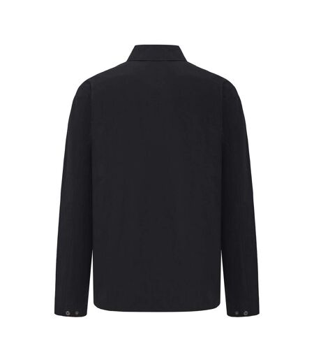 Mens Nylon Overshirt Black Pretty Green