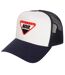 Casquette De Baseball Motif/style Losange Bleu Marine Societe Noir-1