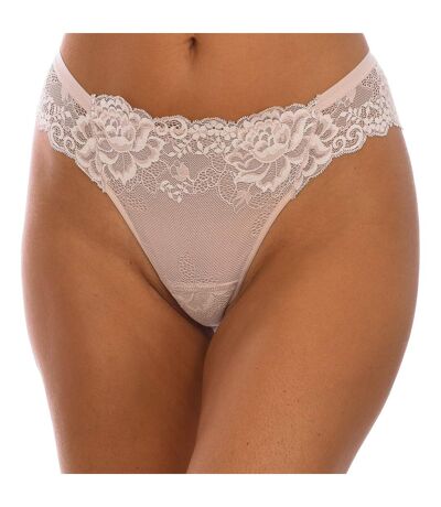 Greta thong elastic microfiber fabric 1031660 woman