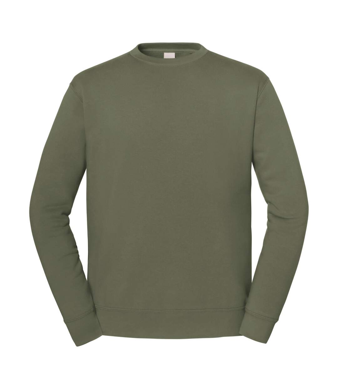 Mens Iconic Premium Set-in Sweatshirt Classic Olive Fruit Of The Loom-1