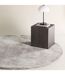 Tapis Rond Uni Blanca 200cm Gris Clair-3