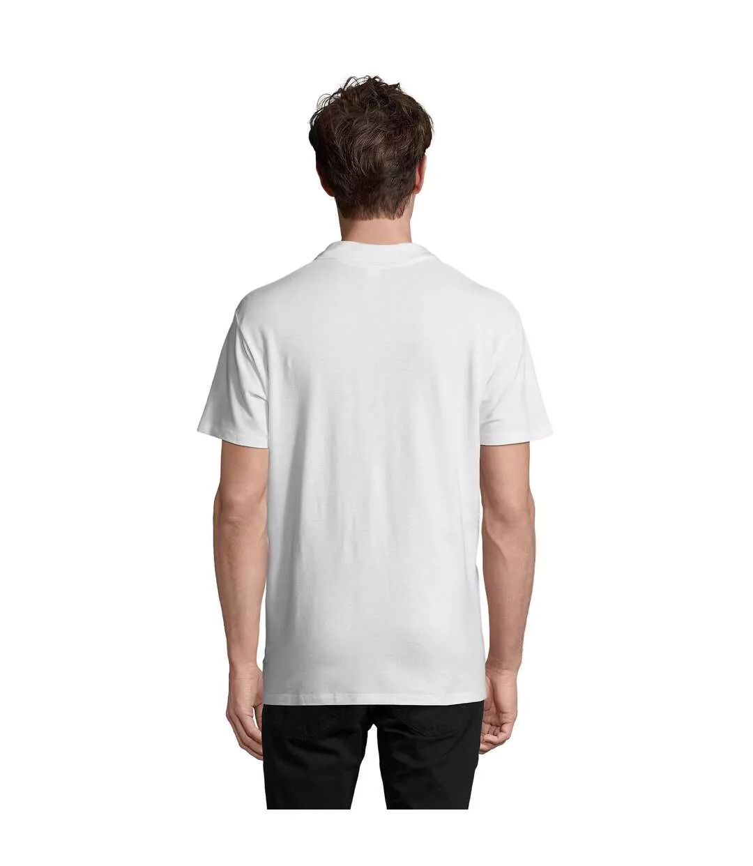 Polo Spring Homme Blanc SOLS-2
