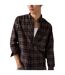 Chemise À Boutons Motif/style Motif Écossais Authentic Homme Beige Pierre Levis-4