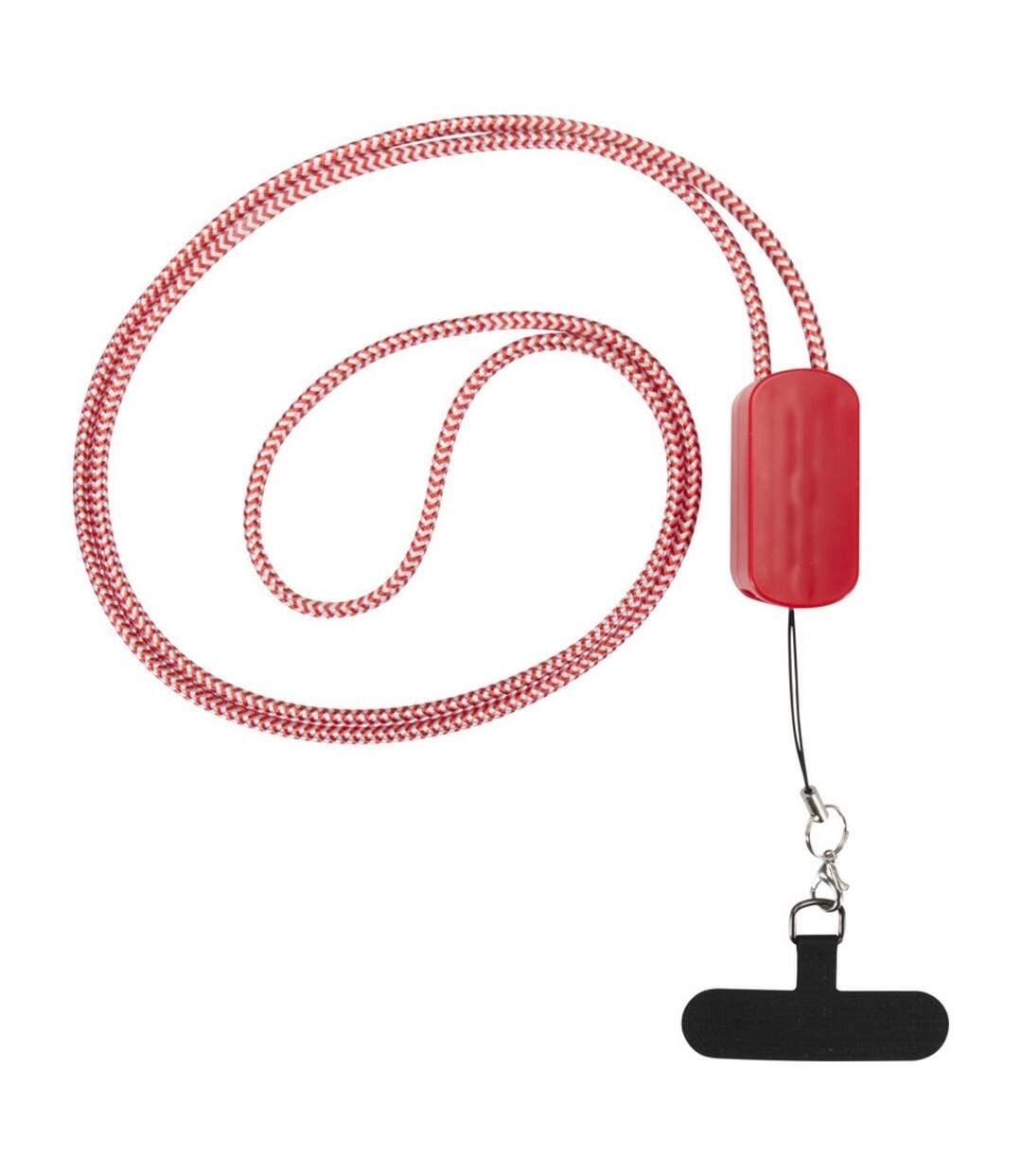 Anser 5 In 1 Recycled Plastic Phone Lanyard Red Floso-2