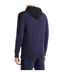 Mens Terrace Half Zip Hoodie Peacoat Black Umbro-2