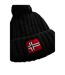 Childrens/kids Napa Semiury Wool Blend Bobble Hat Black Napapijri-3