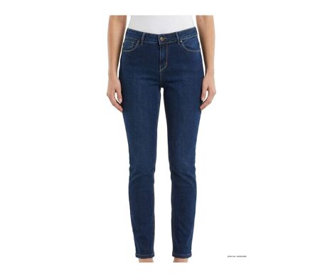 Jean Femme Tissu Stretch Louna1 Bleu Stone Used (Mayflower)