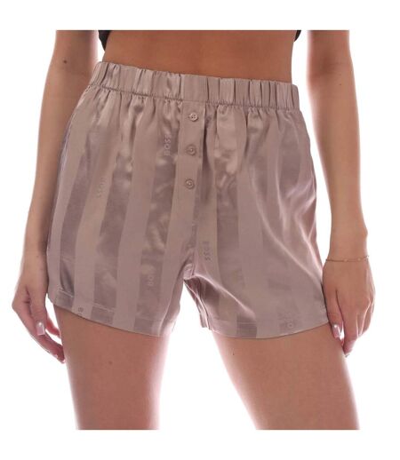 Bas De Pyjama Alexa Femme Beige Boss
