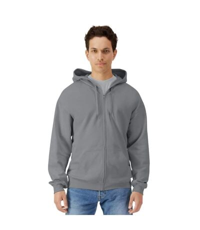 Veste À Capuche Softstyle Homme Gris Gildan