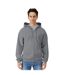 Veste À Capuche Softstyle Homme Gris Gildan-1