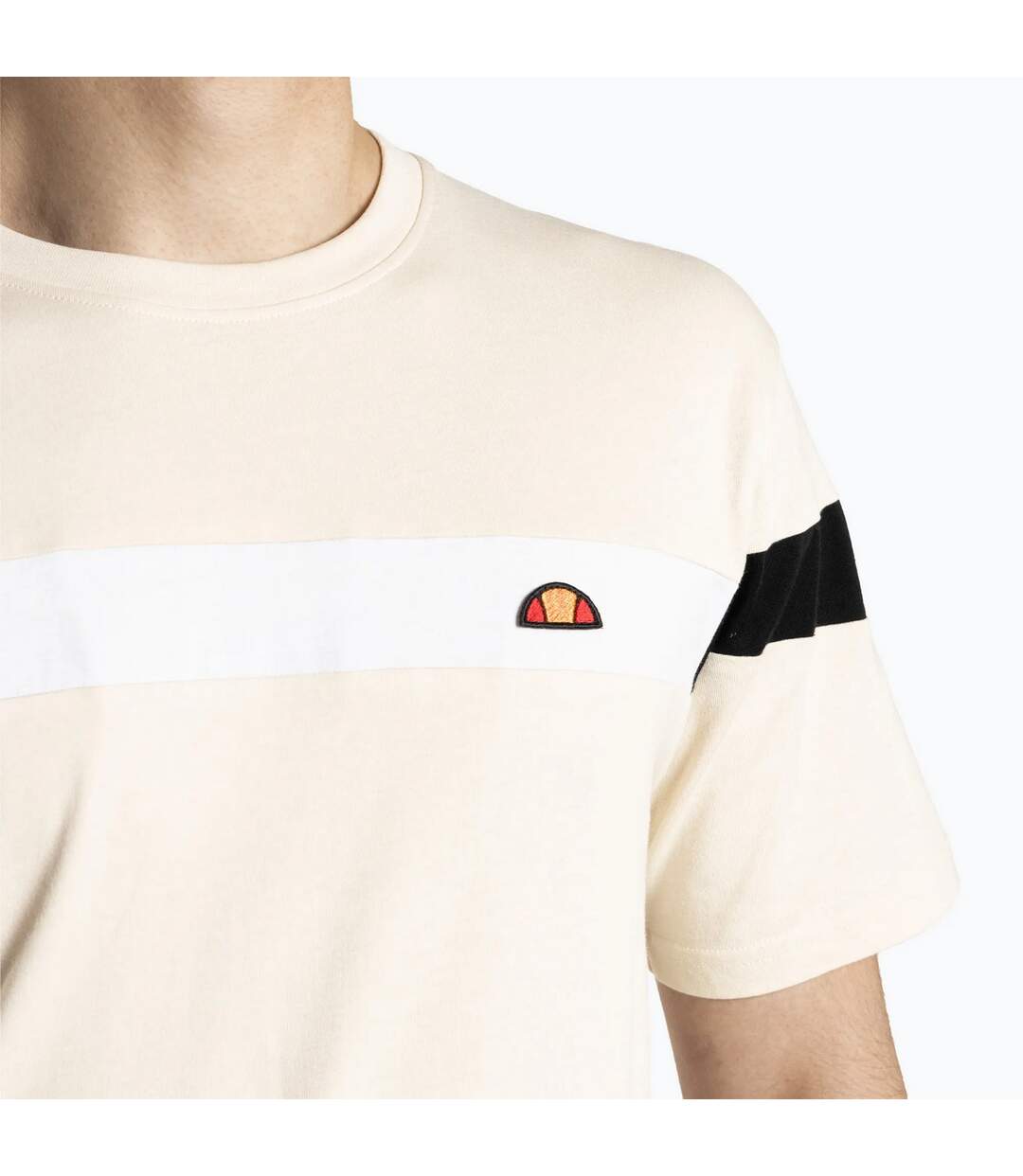 T-shirt Caserio Homme Blanc Cassé Ellesse-4