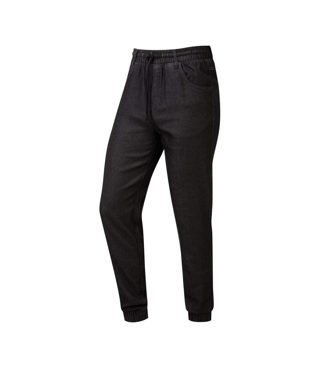 Pantalon de jogging chef´s artisan homme denim noir Premier-1