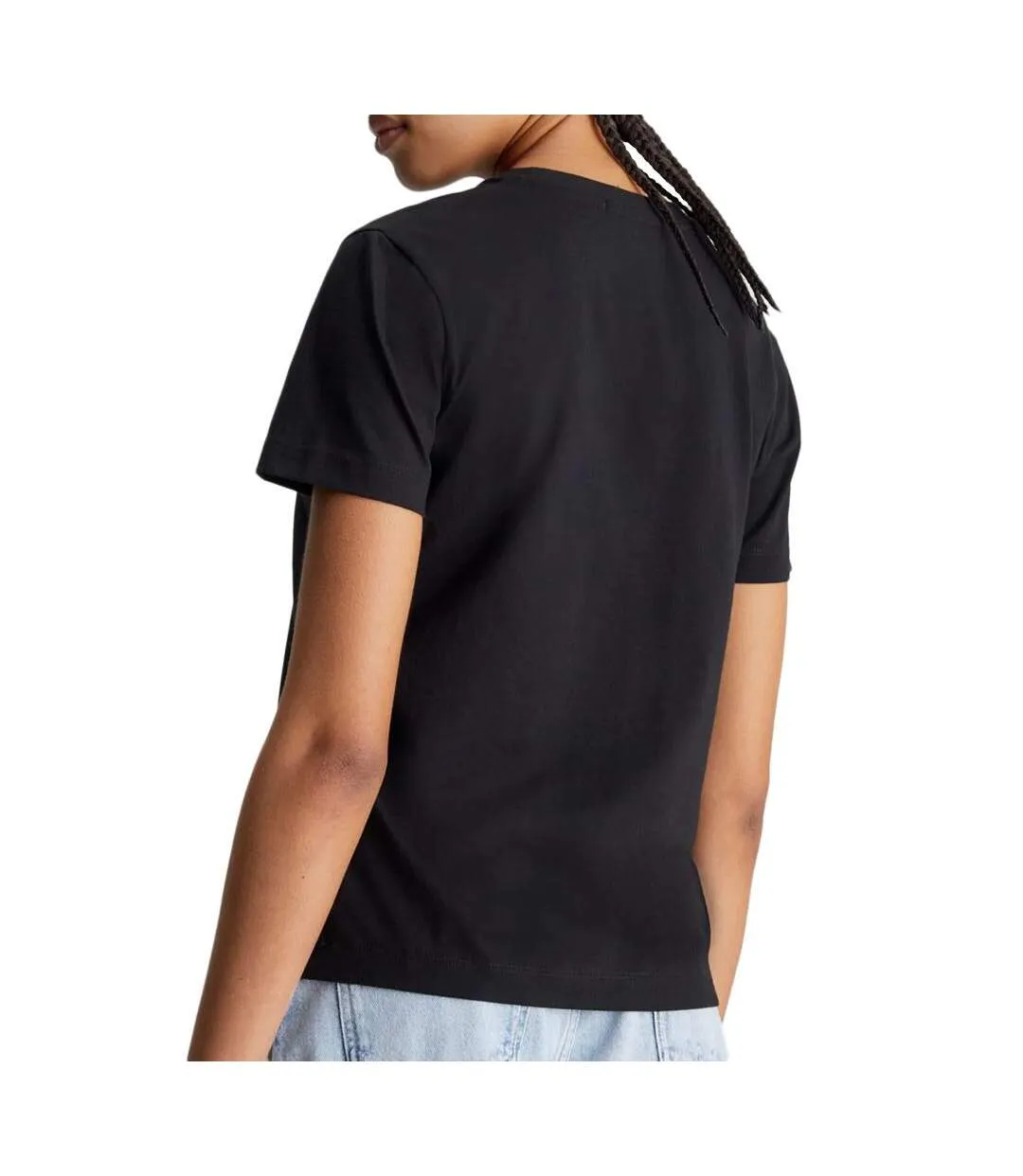 T-shirt noir femme calvin klein jeans diffused-2