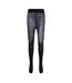 Womens/ladies Logo Leopard Print Tights Black Hugo-1